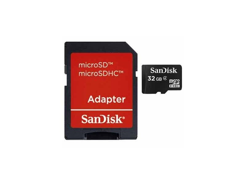 MicroSDHC 32GB incl Foto Adapter